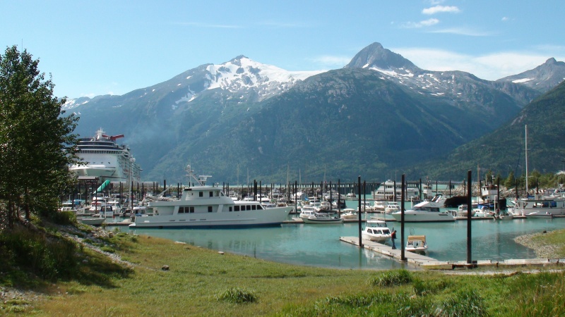 Back to Skagway to load up for Atlin Lake