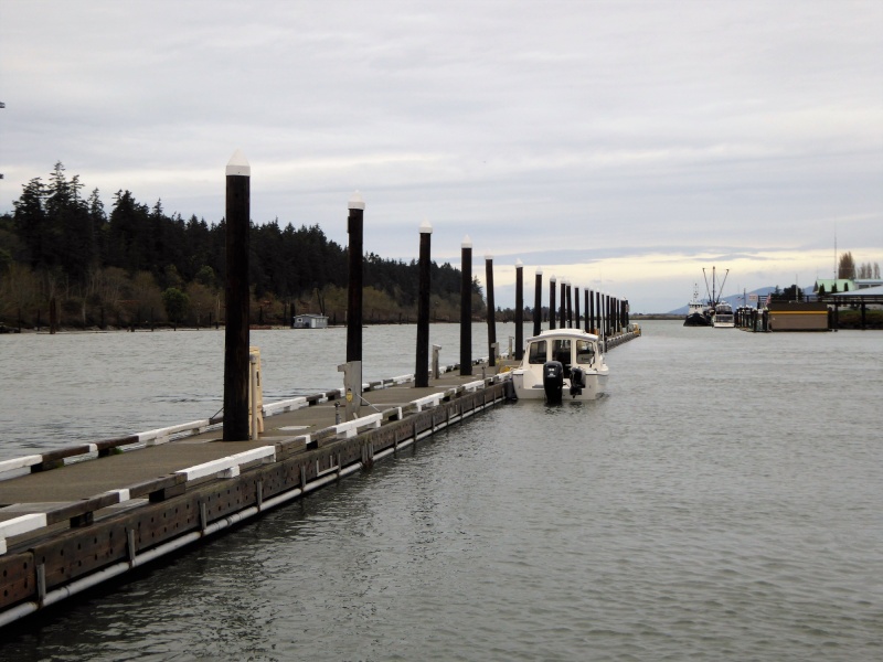 Back to the dock after a quick walk to the market to get some cash to pay moorage