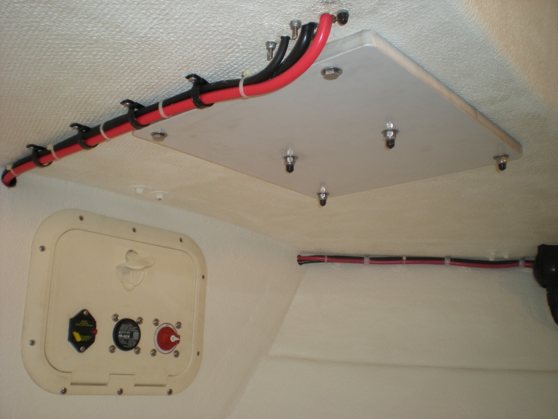 Backer plate and wiring done