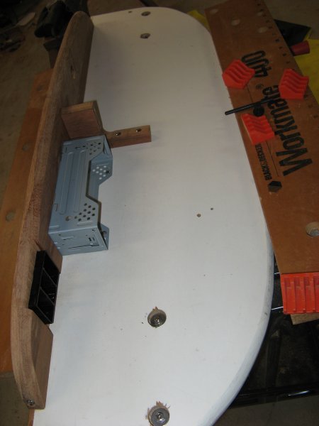 Backside of shelf cover.