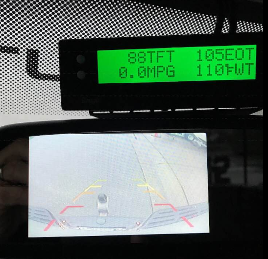 Backup camera mirror