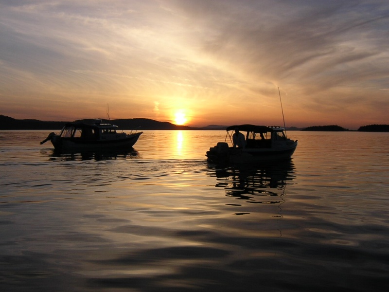 Bambina and C-Lou Sharing a "90 HP Sunset"
