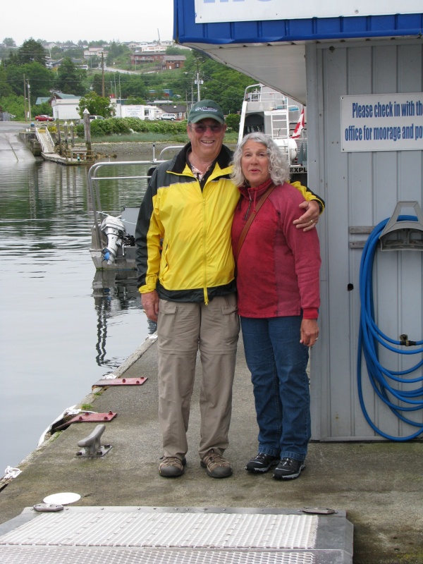 Barry and Patti,  C-Cakes at Port McNeil