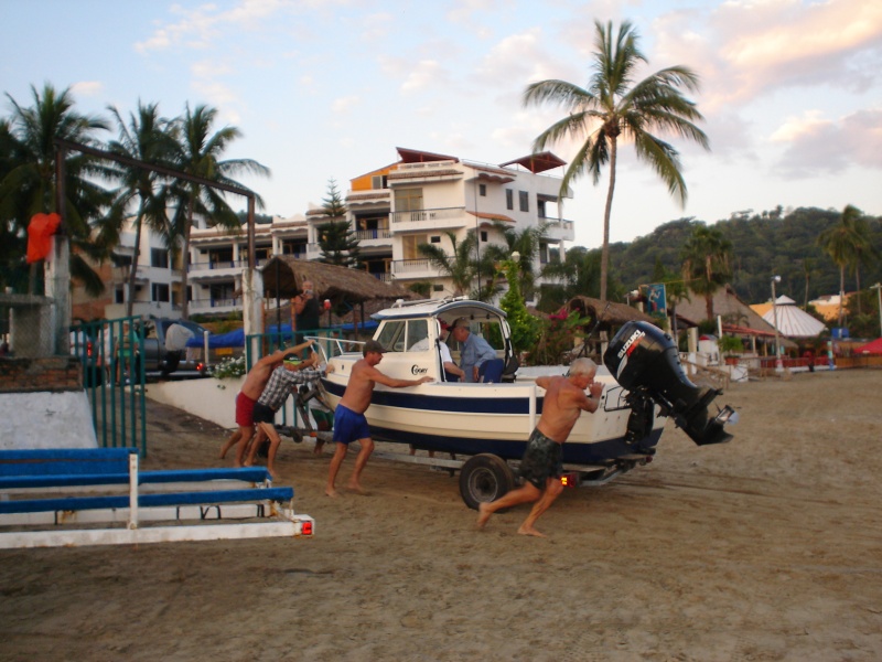 beach launching in Mexico