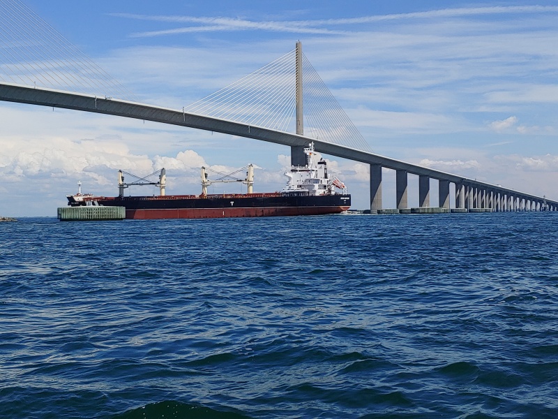 Behemoth entering Tampa Bay