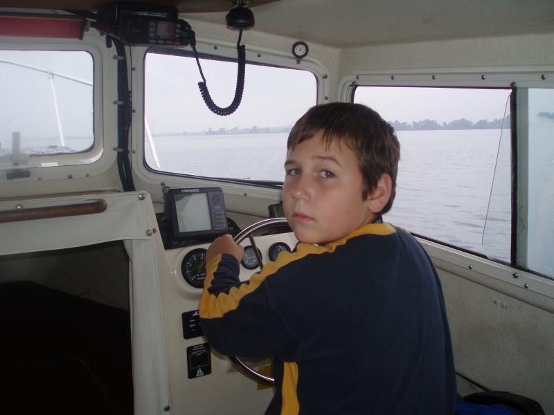 Ben at the helm