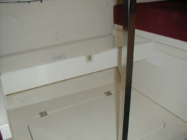 Bench support in place