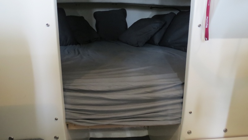 Berth with Sheet covering memory foam -  Ready to Use