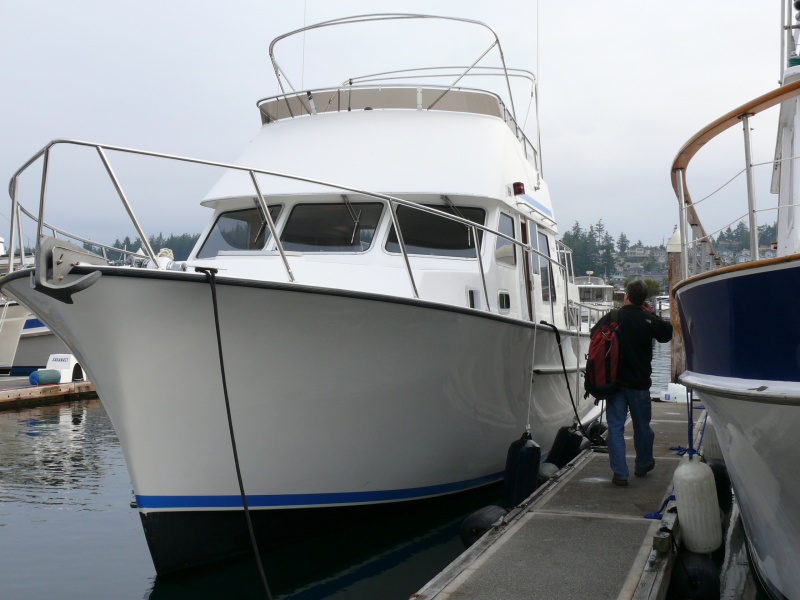 Bessie at dock before additions