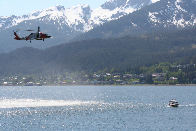 Betty Joe participating in SAR Demo at the Juneau Maritime Festiival