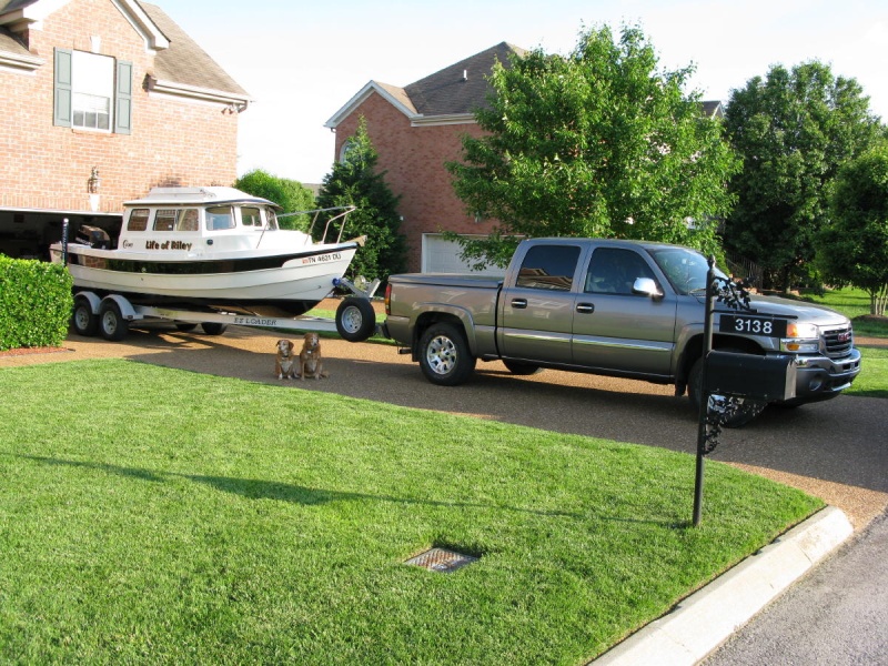 boat, tow rig + guard dogs