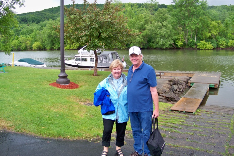 Bob & Betsy & SeaPal at Ilion Marina, Erie Canal 6/14/11