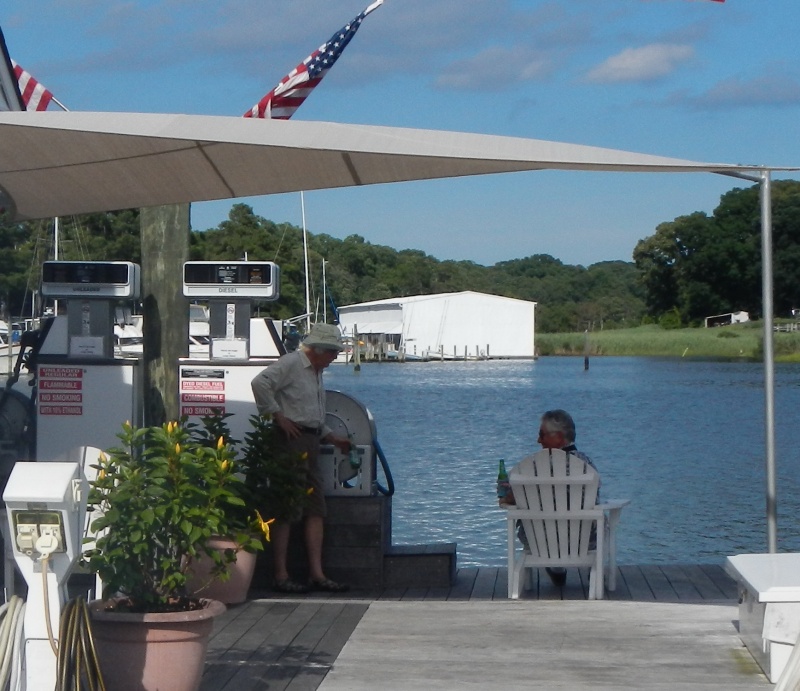 Bob & Lou chillin at Deep Creek Landing