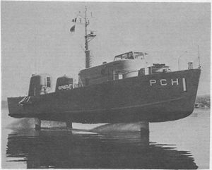 Boeing designed USS High Point. Built by Mantinac Ship Yard in Tacoma, late 60's.