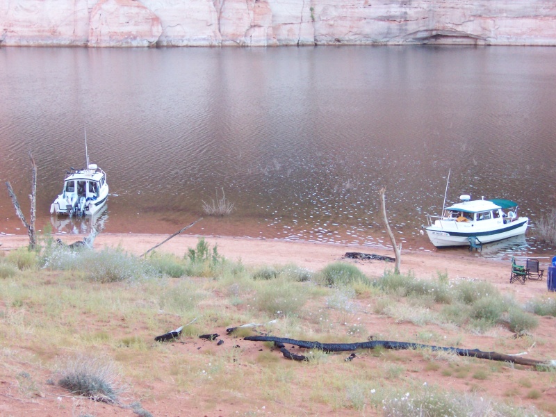 Bosa Nova with Jeff and Halcyon with Bill and El on board in Explorer Canyon 9-26