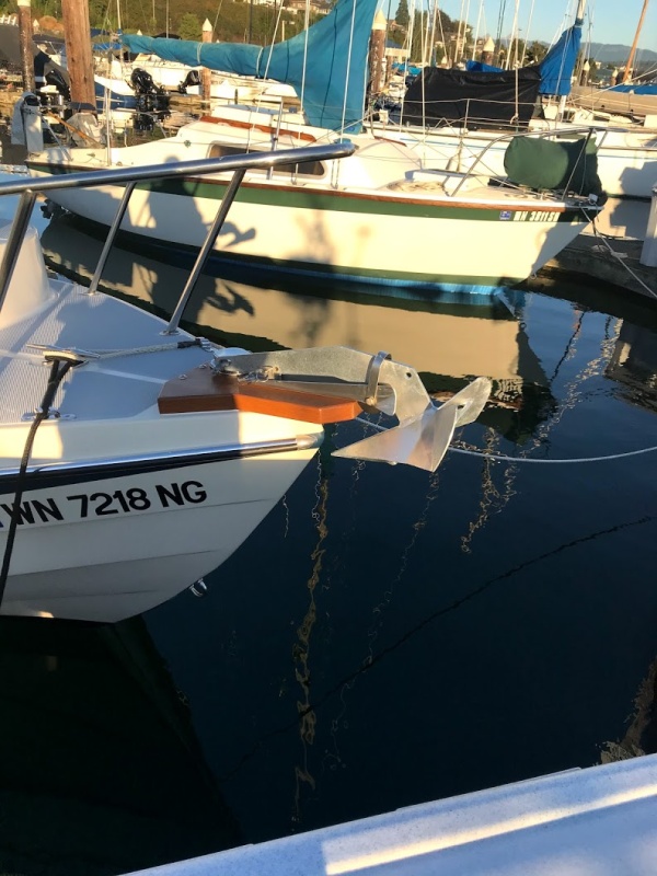 bowsprit with anchor
