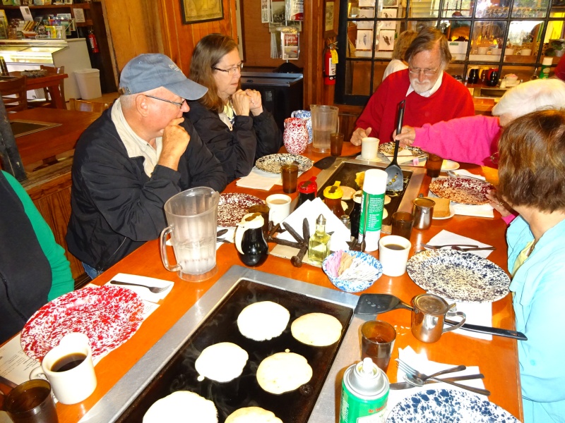 Breakfast at the old mill