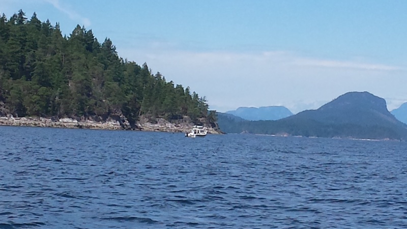 Brett on Sea-Cup in Desolation Sound