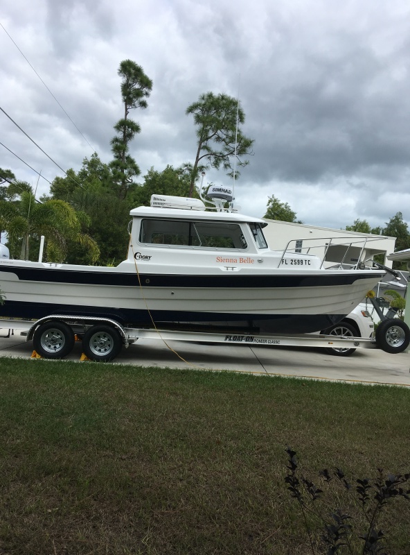 Building up the MV Sienna Belle