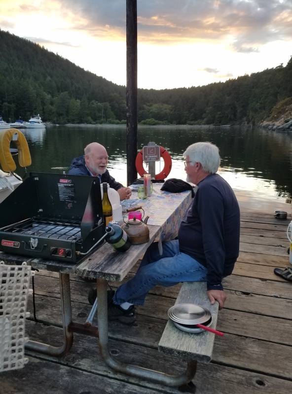 Bumped into other C brats, Fred and Robbin Young, while at Stuart Island. Back to Bellingham tomorrow.