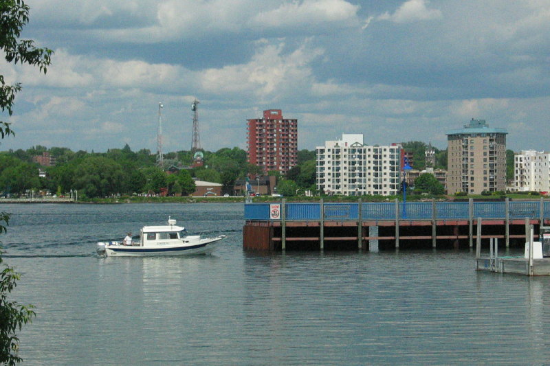 C-Batical arriving at Kemp Marina, Sault Sainte Marie, MI. (Photo by Mark/Not-For-Hire)