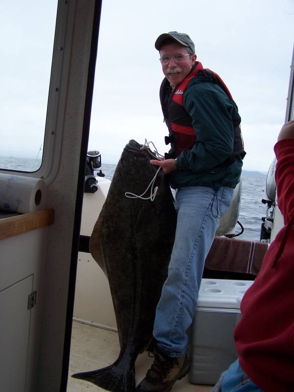 (C-Biscuit) Just getting Alisha's fish on board the 'Biscuit