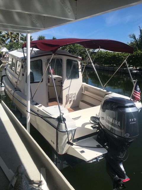 C BRAT on boat lift