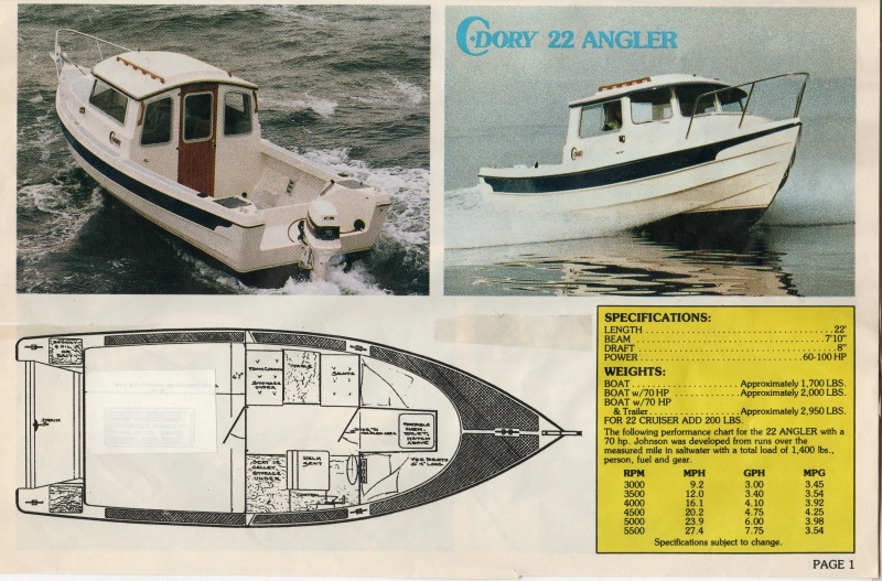 C-Dory 22 Angler 1989-1990
