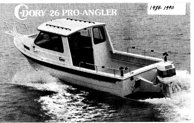 C-Dory 26 Pro-Angler 
1989-1990
Page 2