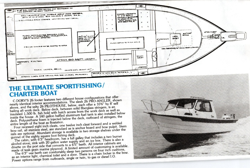 C-Dory 26' 
Pro-Angler & Pilothouse 
1989-1990 
Page 3