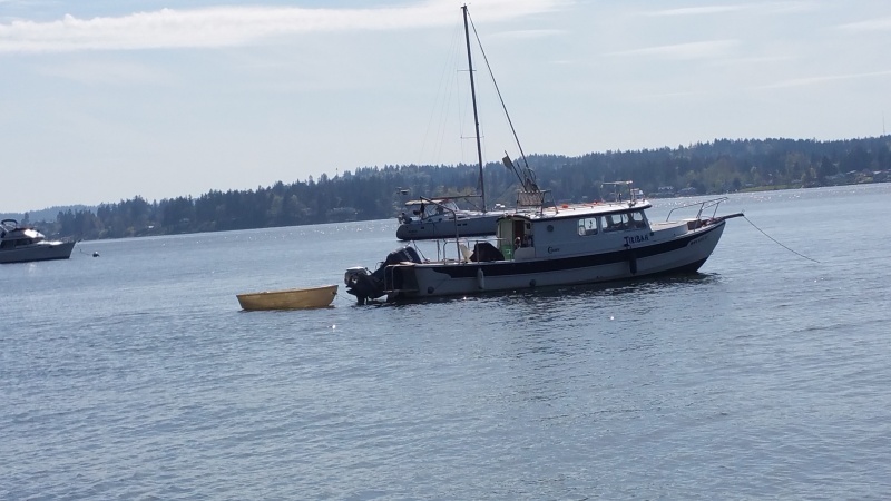 C-Dory 27 Tikibah at Blake Island