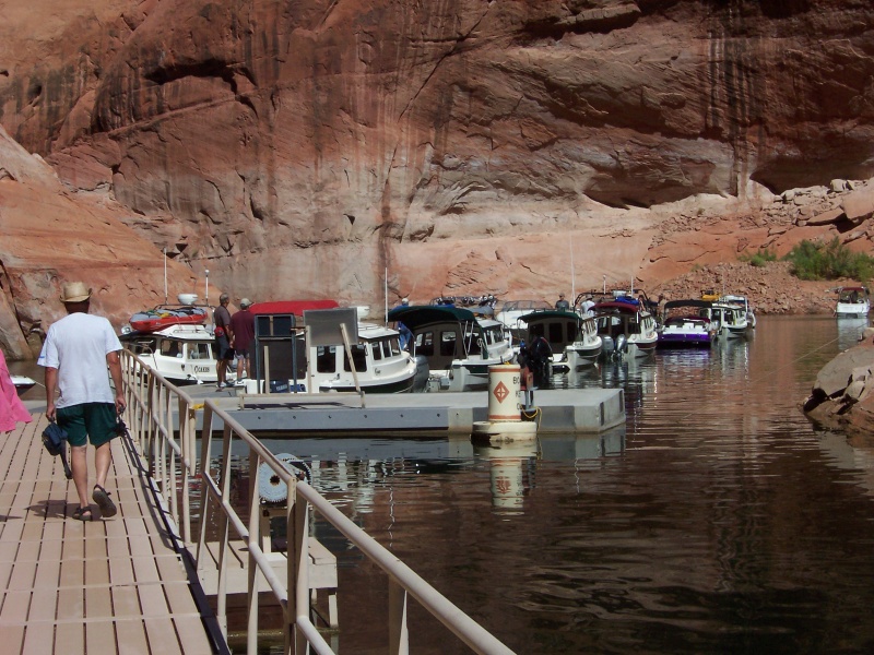 C-Dory\'s at the Rainbow Natural Bridge dock 9-26