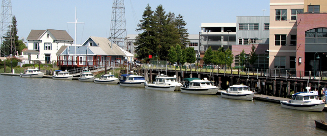 C-Dorys at the dock at Petaluma