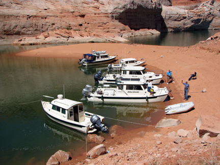 C-Dorys on a beach in the Escalante