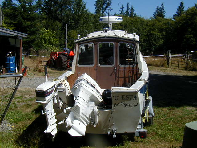 C-esta with existing power (Johnson 70 & 15)  Looking to upgrade to 4-stroke 90