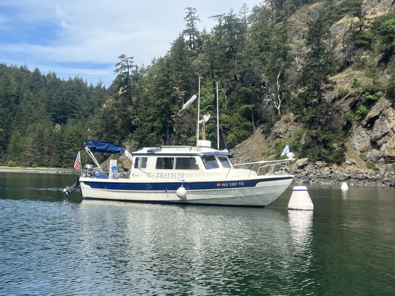 C-Traveler at Cypress Island before the gathering