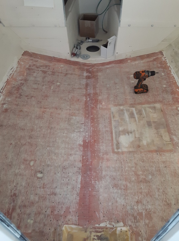 cabin floor ground down