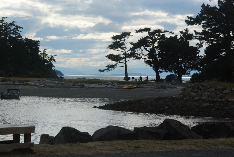 Campsite on Fossil Bay, Sucia Island