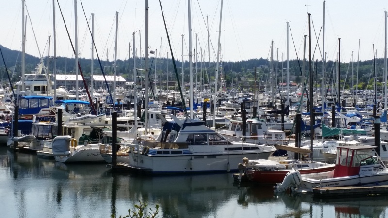 Cap Sante from "P" dock