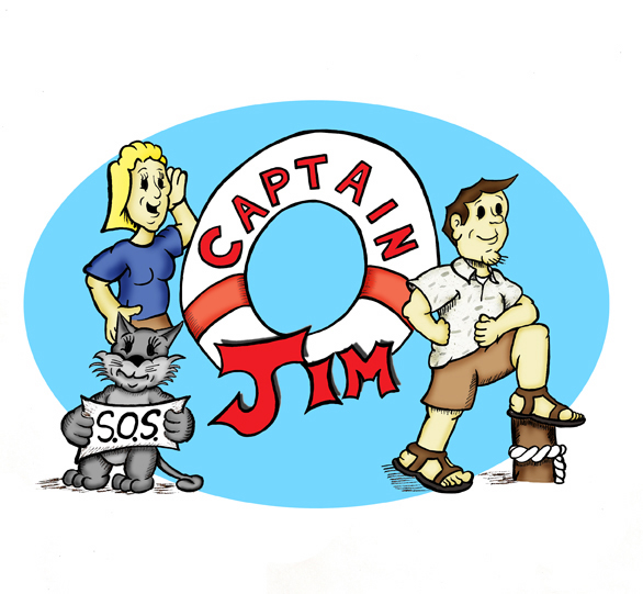 Captian Jim logo introduction