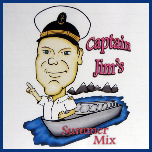 Caricature for a CD mix cover