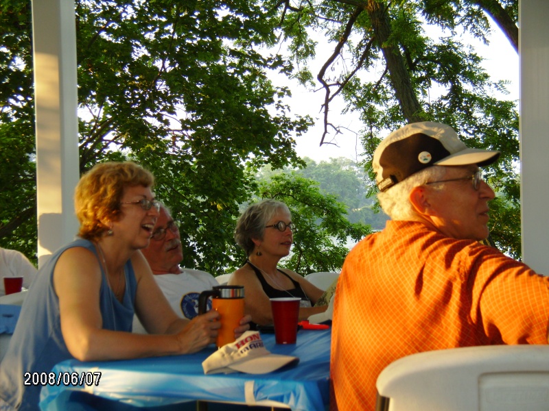 Carol and Jean enjoying the gathering.