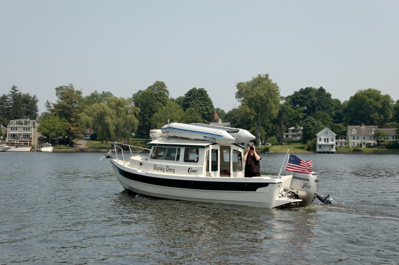 Carol shoots a picture from Hunky Dory