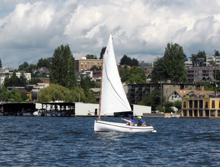 catboat on Lake Union