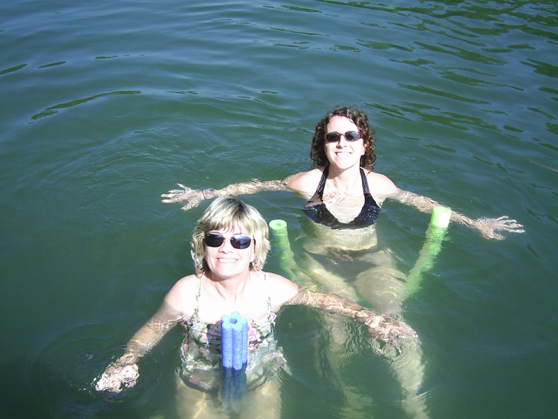 Cathy & Kim noodling