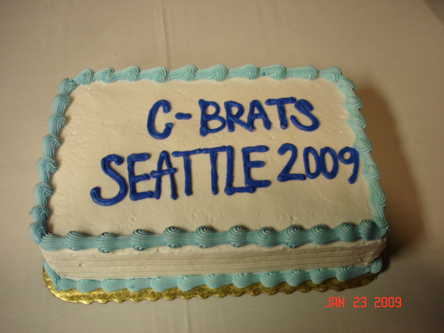 CBC January 
Cake for the Friday 
night potluck