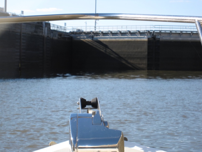 Cheatam lock headed down river