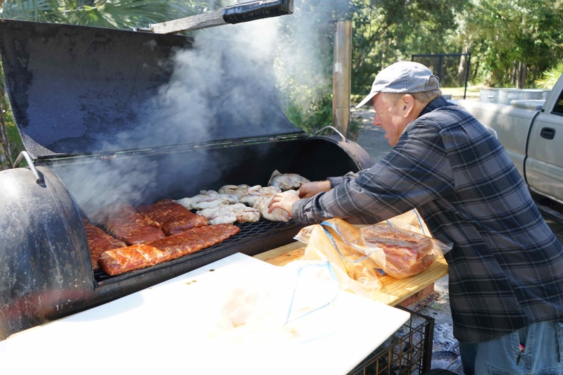 Chicken or ribs