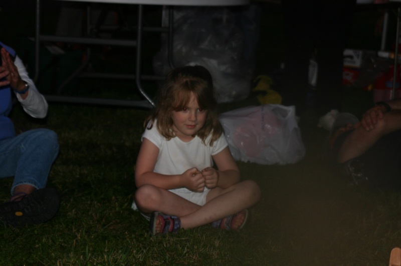 Claire transfixed by the banjo playing