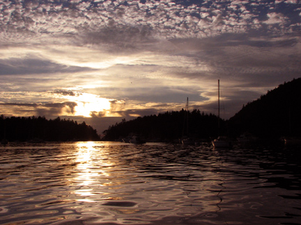 Clouds at sunset at Montague